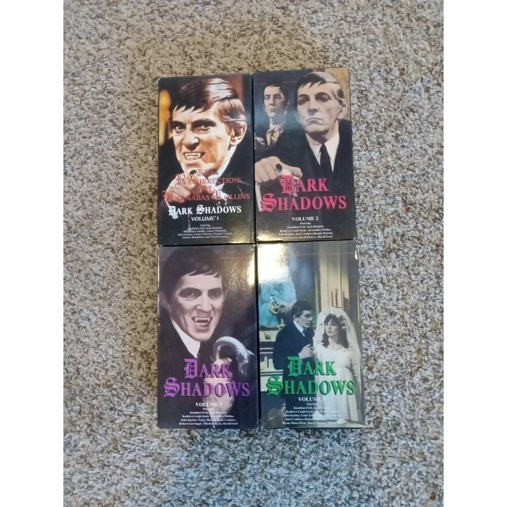 Dark Shadows VHS Tape Set Volumes 1-4 - Picture 1 of 5